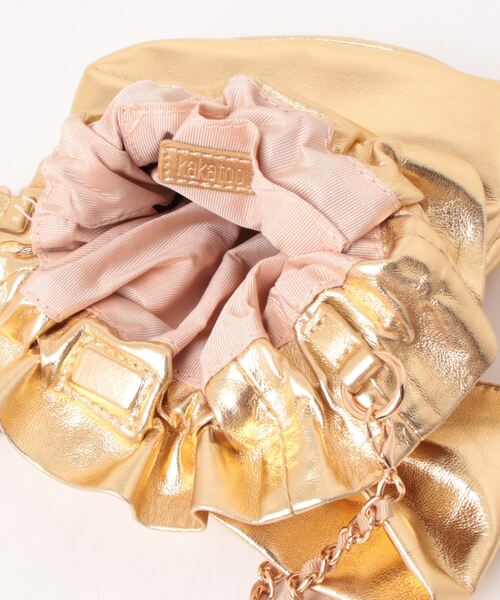 kakatoo(カカトゥ)の「カカトゥ kakatoo / リボンチェーンショルダー(ショルダーバッグ・レディース・ゴールド/シルバー/ブラック・FREE)」の22枚目の写真