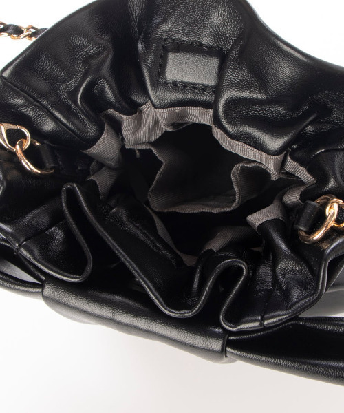 kakatoo(カカトゥ)の「カカトゥ kakatoo / リボンチェーンショルダー(ショルダーバッグ・レディース・ゴールド/シルバー/ブラック・FREE)」の6枚目の写真