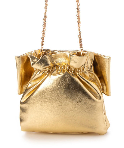 kakatoo(カカトゥ)の「カカトゥ kakatoo / リボンチェーンショルダー(ショルダーバッグ・レディース・ゴールド/シルバー/ブラック・FREE)」の10枚目の写真