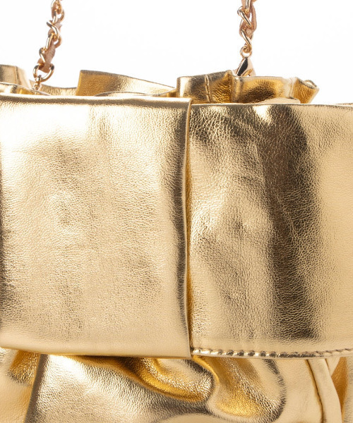 kakatoo(カカトゥ)の「カカトゥ kakatoo / リボンチェーンショルダー(ショルダーバッグ・レディース・ゴールド/シルバー/ブラック・FREE)」の13枚目の写真