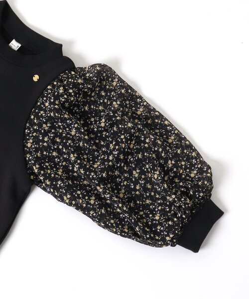 apres les cours（アプレレクール）の「シアースリーブトレーナー（スウェット・キッズ・クリーム/ブラック/アイボリー・100/140/110/120/80/90/130）」の14枚目の写真