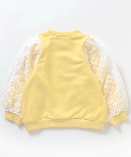 apres les cours（アプレレクール）の「シアースリーブトレーナー（スウェット・キッズ・クリーム/ブラック/アイボリー・100/140/110/120/80/90/130）」の9枚目の写真