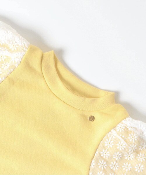 apres les cours（アプレレクール）の「シアースリーブトレーナー（スウェット・キッズ・クリーム/ブラック/アイボリー・100/140/110/120/80/90/130）」の7枚目の写真