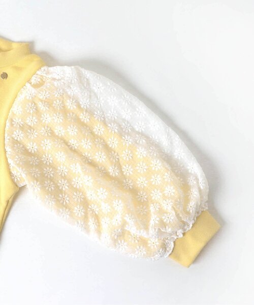 apres les cours（アプレレクール）の「シアースリーブトレーナー（スウェット・キッズ・クリーム/ブラック/アイボリー・100/140/110/120/80/90/130）」の5枚目の写真