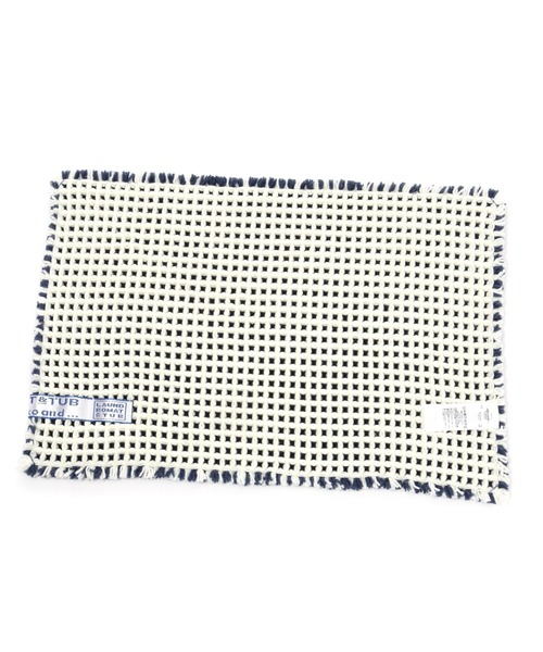 niko and...（ニコアンド）の「【LAUNDROMAT&TUB】ワッフルバスマット（ランドリーグッズ・レディース・ブルー/ホワイト・0）」の3枚目の写真