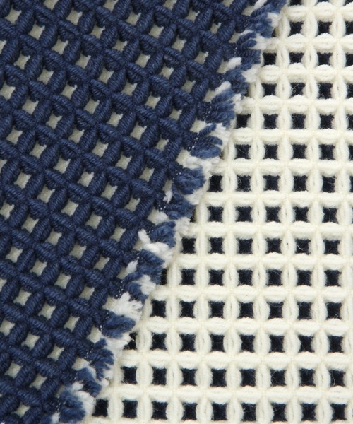 niko and...（ニコアンド）の「【LAUNDROMAT&TUB】ワッフルバスマット（ランドリーグッズ・レディース・ブルー/ホワイト・0）」の5枚目の写真