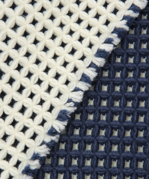 niko and...（ニコアンド）の「【LAUNDROMAT&TUB】ワッフルバスマット（ランドリーグッズ・レディース・ブルー/ホワイト・0）」の8枚目の写真