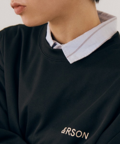 ＆RSON（アンダーソン）の「STANDARD L/S T-SHIRT（Tシャツ/カットソー・メンズ・ブラック/ベージュ・SMALL/MEDIUM/LARGE/X-LARGE）」の7枚目の写真