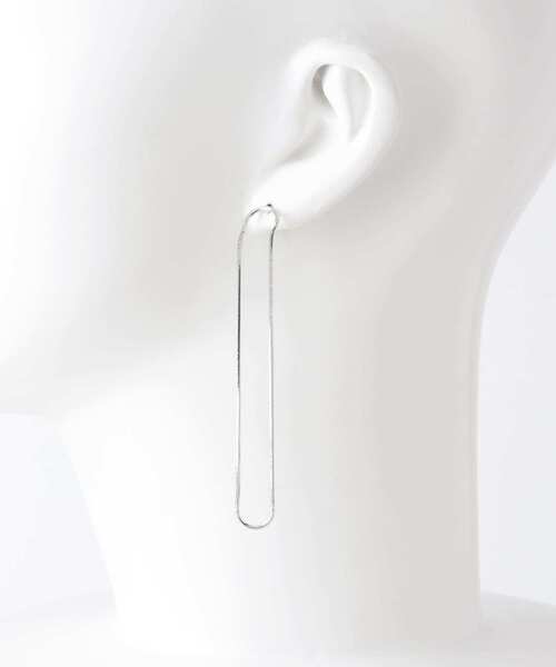 KBF（ケイビーエフ）の「ロングオーバルチェーンピアス（ピアス（両耳用）・レディース・ゴールド/シルバー・ONE）」の10枚目の写真