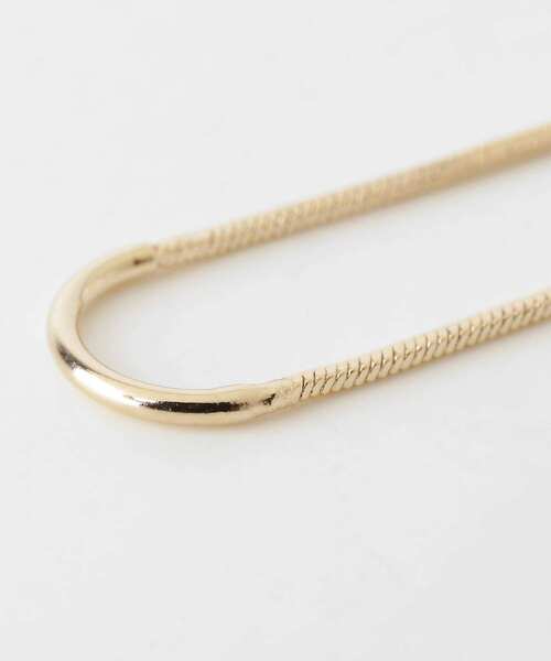 KBF（ケイビーエフ）の「ロングオーバルチェーンピアス（ピアス（両耳用）・レディース・ゴールド/シルバー・ONE）」の12枚目の写真