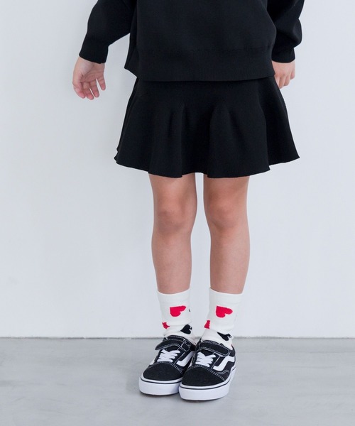 LOWRYS FARM（ローリーズファーム）の「ニットミニスカート　983867（スカート・キッズ・ピンク/レッド/ブラック・120cm/130cm/150cm/140cm/110cm）」の2枚目の写真