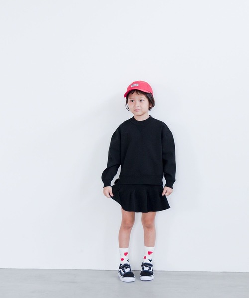 LOWRYS FARM（ローリーズファーム）の「ニットミニスカート　983867（スカート・キッズ・ピンク/レッド/ブラック・120cm/130cm/150cm/140cm/110cm）」の4枚目の写真