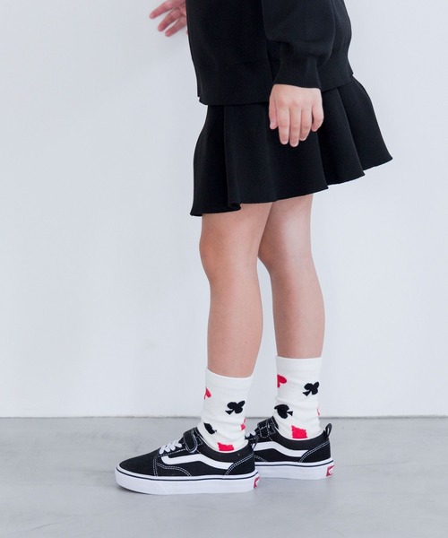 LOWRYS FARM（ローリーズファーム）の「ニットミニスカート　983867（スカート・キッズ・ピンク/レッド/ブラック・120cm/130cm/150cm/140cm/110cm）」の7枚目の写真