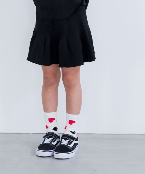 LOWRYS FARM（ローリーズファーム）の「ニットミニスカート　983867（スカート・キッズ・ピンク/レッド/ブラック・120cm/130cm/150cm/140cm/110cm）」の8枚目の写真