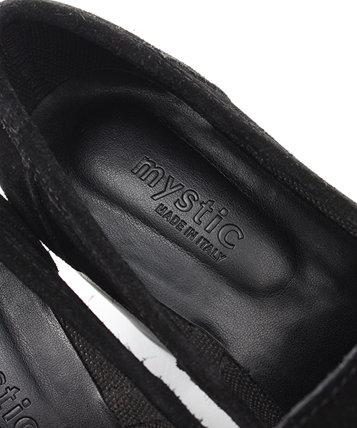 STILMODA（スティルモーダ）の「【Stilmoda】 ヒールスエードローファー（パンプス・レディース・グレー/ブラック・37/36/38）」の5枚目の写真