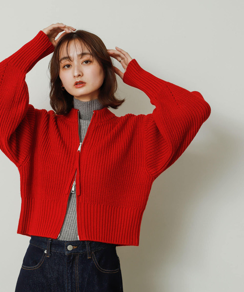 セール】クルーネックジップセーター（ニット/セーター）｜SENSE OF