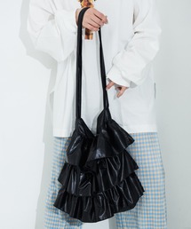 MERLOT | メタリックフリルショルダーバッグ(ショルダーバッグ)