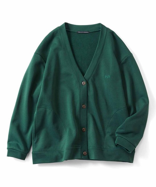 THREE FIFTY STANDARD（スリーフィフティースタンダード）の「ＴＨＲＥＥ　ＦＩＦＴＹ　ＳＴＡＮＤＡＲＤ　Ｖネックカーディガン（カーディガン/ボレロ・レディース・ネイビー/グリーン・MEDIUM/LARGE/X-LARGE/XX-LARGE）」の13枚目の写真