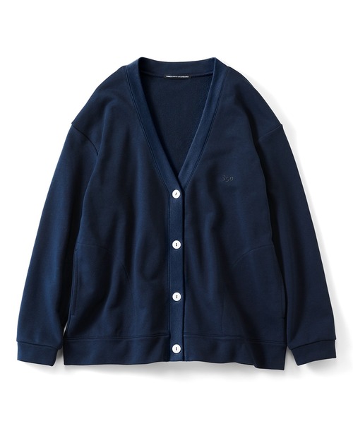 THREE FIFTY STANDARD(スリーフィフティースタンダード)の「THREE FIFTY STANDARD Vネックカーディガン(カーディガン/ボレロ・レディース・ネイビー/グリーン・MEDIUM/LARGE/X-LARGE/XX-LARGE)」の14枚目の写真