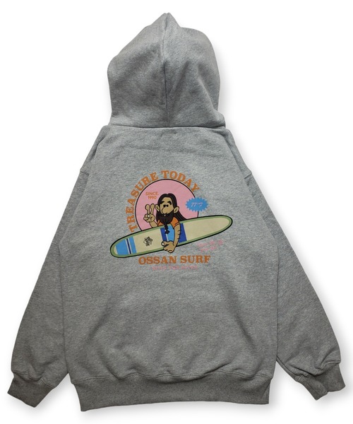 RIVER SIDE CULTURE（リバーサイドカルチャー）の「RIVER SIDE CULTURE/RSC SURF プルパーカー MEN (M4)（パーカー・メンズ・グレー/ブラック・LARGE/SMALL/MEDIUM/X-LARGE）」の2枚目の写真