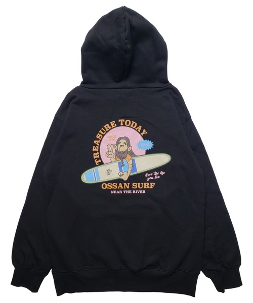 RIVER SIDE CULTURE（リバーサイドカルチャー）の「RIVER SIDE CULTURE/RSC SURF プルパーカー MEN (M4)（パーカー・メンズ・グレー/ブラック・LARGE/SMALL/MEDIUM/X-LARGE）」の4枚目の写真