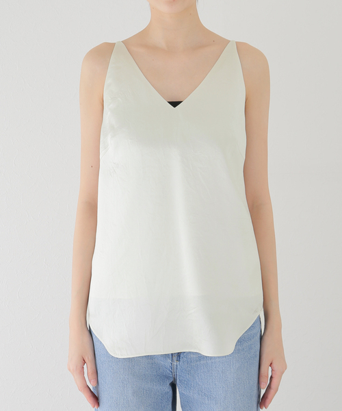 セール】《追加》サテンキャミソール（キャミソール）｜NOBLE