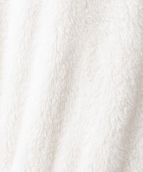 DRESKIP（ドレスキップ）の「◆ふわふわもこもこリブ切替ボアトップス（Tシャツ/カットソー・レディース・オフホワイト/ブルー/ベージュ/ピンク系・02/03/04）」の8枚目の写真