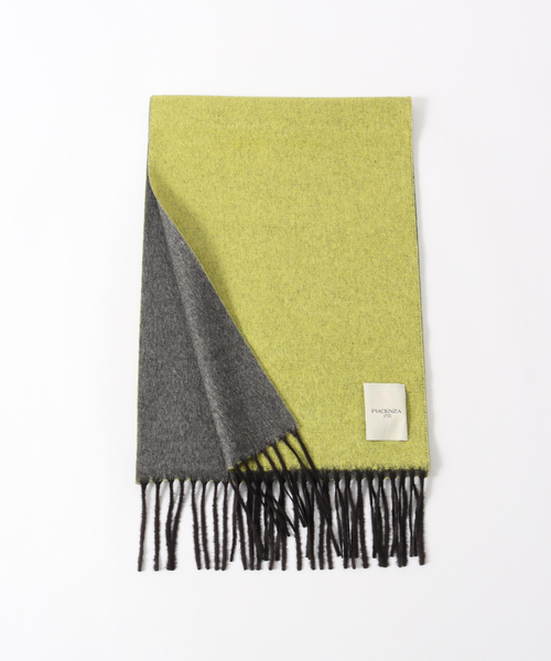 PIACENZA（ピアチェンツァ）の「【PIACENZA / ピアチェンツァ】シルクカシミアWフェイスソリッド 30*170（マフラー・メンズ・ライトイエロー/ボルドー/ライトグレー/ネイビー・FREE）」の8枚目の写真