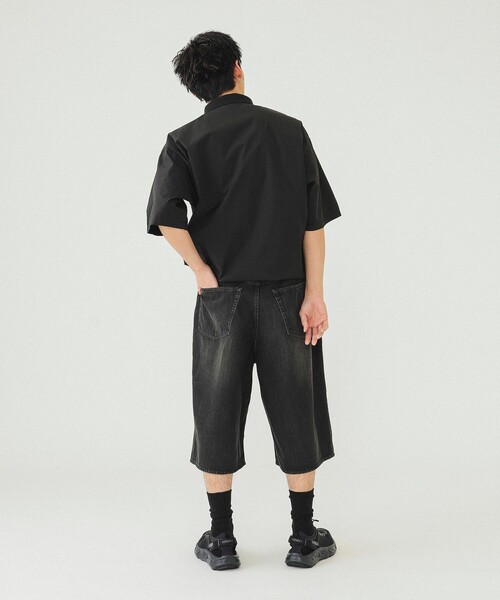 BEAMS（ビームス）の「BEAMS / フェイク イン ポロシャツ（ポロシャツ・メンズ・ブラック/ライトグレー・SMALL/MEDIUM/LARGE/X-LARGE）」の12枚目の写真