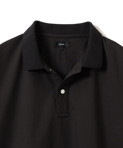 BEAMS（ビームス）の「BEAMS / フェイク イン ポロシャツ（ポロシャツ・メンズ・ブラック/ライトグレー・SMALL/MEDIUM/LARGE/X-LARGE）」の19枚目の写真