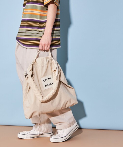 CITEN（シテン）の「＜CITEN＞ZIPツキ 2WAY トートバッグ