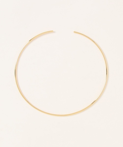 iso（イソ）の「シンプルメタルチョーカーネックレス/ネックカフ（チョーカー・レディース・シルバー/ゴールド・FREE）」の8枚目の写真
