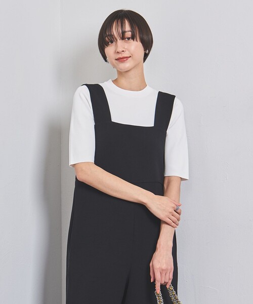 UNITED ARROWS（ユナイテッドアローズ）の「COMFY コンパクト クルーネック ニット（ニット/セーター・レディース・ブラック/ホワイト/その他7/オリーブ/その他1・FREE）」の15枚目の写真