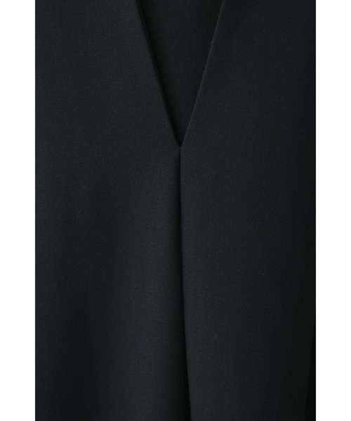 STYLEMIXER(スタイルミキサー)の「レイヤーネックフレアワンピース(ワンピース・レディース・ブラック/グレー・MEDIUM/SMALL)」の11枚目の写真