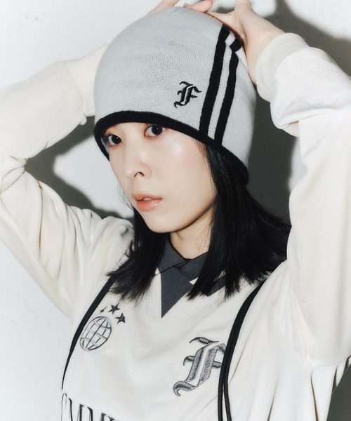 FCMM（エフシーエムエム）の「【日本限定アイテム】REVERSIBLE BEANIE/リバーシブルビーニー（ニットキャップ/ビーニー・レディース・ブラック/ホワイト/グレー・FREE）」の7枚目の写真