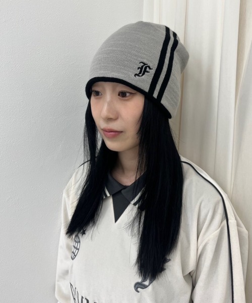 FCMM（エフシーエムエム）の「【日本限定アイテム】REVERSIBLE BEANIE/リバーシブルビーニー（ニットキャップ/ビーニー・レディース・ブラック/ホワイト/グレー・FREE）」の21枚目の写真