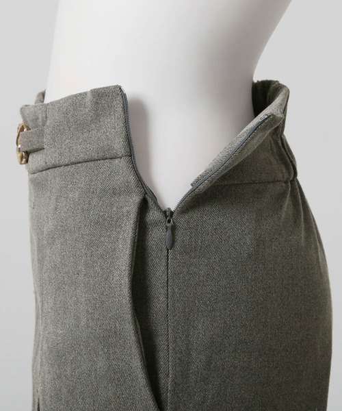 Julia Boutique（ジュリアブティック）の「チェーンデザインハイウエストストレートパンツ/23590（その他パンツ・レディース・グレー/ブラック・ONE）」の12枚目の写真