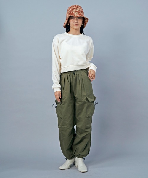 LIENCOEUR（リアンクール）の「ショートフライストップス（Tシャツ/カットソー・レディース・ライトイエロー/グレー/ライトグリーン/アイボリー/ライトブルー・FREE）」の17枚目の写真