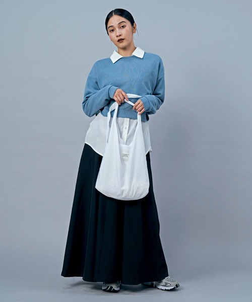 LIENCOEUR（リアンクール）の「ショートフライストップス（Tシャツ/カットソー・レディース・ライトイエロー/グレー/ライトグリーン/アイボリー/ライトブルー・FREE）」の18枚目の写真