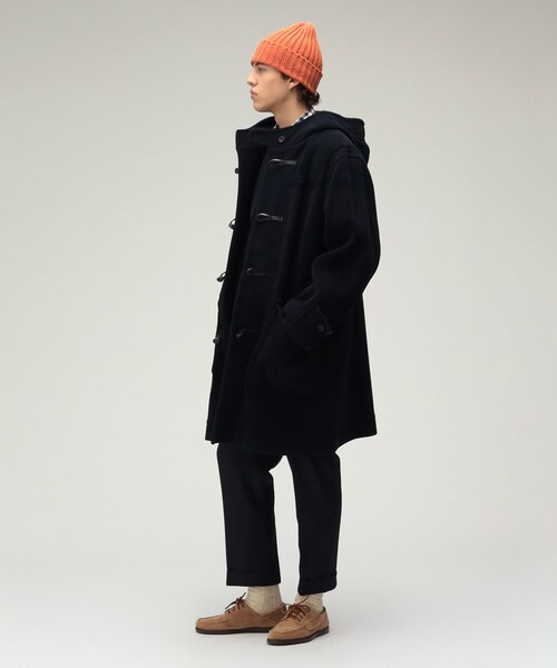 BEAMS PLUS(ビームスプラス)の「ヘリンボーン ダッフルコート(その他アウター・メンズ・ネイビー/ブラウン系その他4/オリーブ・M/L/S/XL)」の14枚目の写真