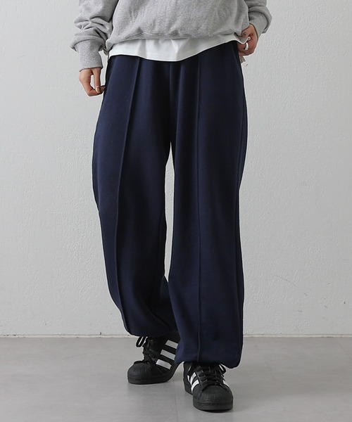 COLONY 2139(コロニートゥーワンスリーナイン)の「WEB・一部店舗限定 / ドロストスウェットパンツ(スウェットパンツ・レディース・ネイビー/ブラック/アイボリー/グレー・FREE)」の4枚目の写真