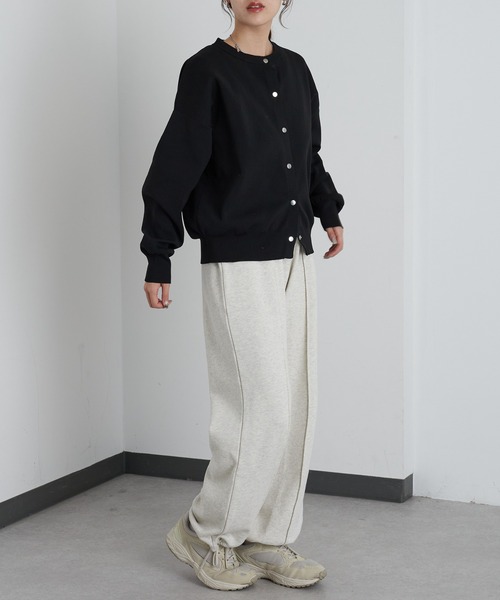 COLONY 2139(コロニートゥーワンスリーナイン)の「WEB・一部店舗限定 / ドロストスウェットパンツ(スウェットパンツ・レディース・ネイビー/ブラック/アイボリー/グレー・FREE)」の5枚目の写真