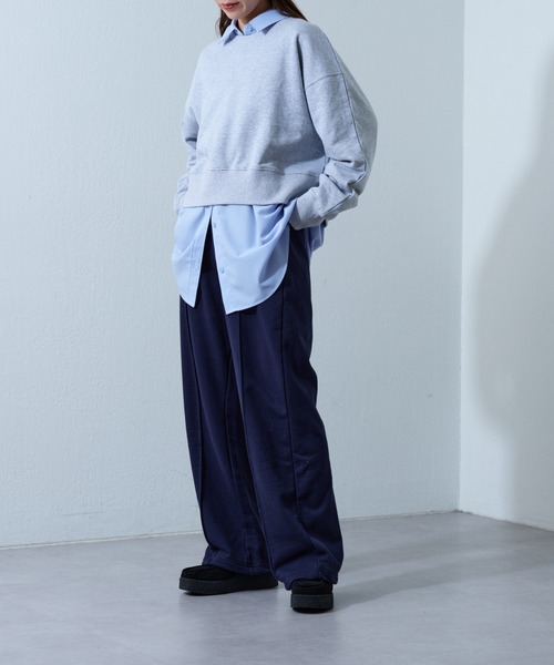 COLONY 2139(コロニートゥーワンスリーナイン)の「WEB・一部店舗限定 / ドロストスウェットパンツ(スウェットパンツ・レディース・ネイビー/ブラック/アイボリー/グレー・FREE)」の10枚目の写真