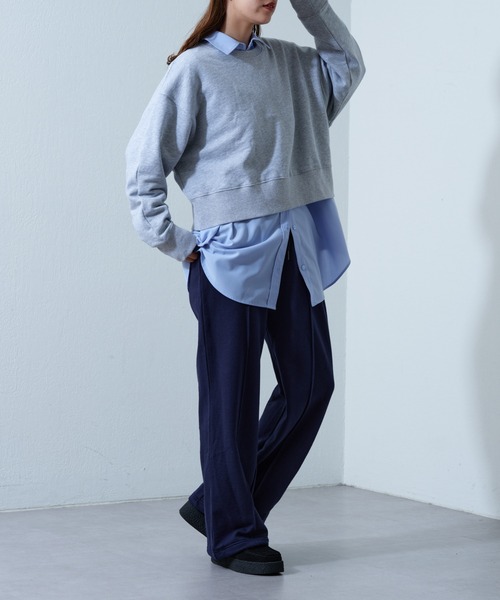 COLONY 2139(コロニートゥーワンスリーナイン)の「WEB・一部店舗限定 / ドロストスウェットパンツ(スウェットパンツ・レディース・ネイビー/ブラック/アイボリー/グレー・FREE)」の12枚目の写真