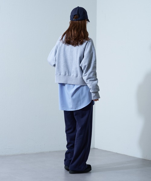 COLONY 2139(コロニートゥーワンスリーナイン)の「WEB・一部店舗限定 / ドロストスウェットパンツ(スウェットパンツ・レディース・ネイビー/ブラック/アイボリー/グレー・FREE)」の14枚目の写真