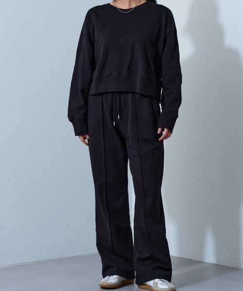 COLONY 2139(コロニートゥーワンスリーナイン)の「WEB・一部店舗限定 / ドロストスウェットパンツ(スウェットパンツ・レディース・ネイビー/ブラック/アイボリー/グレー・FREE)」の21枚目の写真
