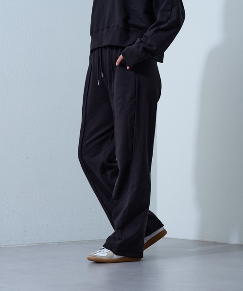 COLONY 2139(コロニートゥーワンスリーナイン)の「WEB・一部店舗限定 / ドロストスウェットパンツ(スウェットパンツ・レディース・ネイビー/ブラック/アイボリー/グレー・FREE)」の17枚目の写真