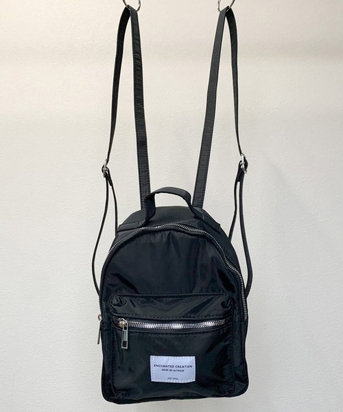 non-hedge(ノンヘッジ)の「ワッペンリュックサック(バックパック/リュック・レディース・グレー/ブラック/カーキ・FREE)」の11枚目の写真