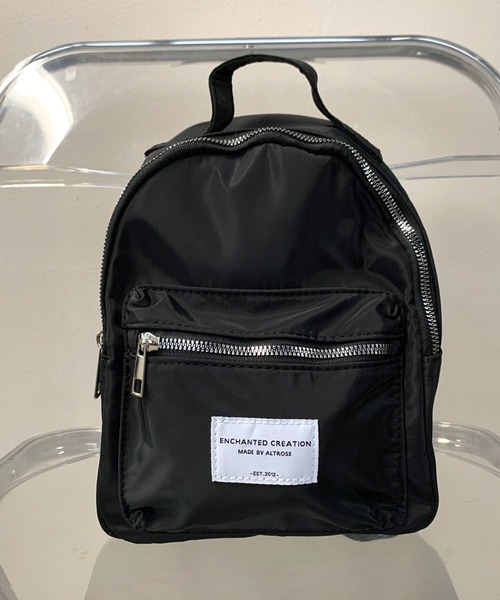 non-hedge(ノンヘッジ)の「ワッペンリュックサック(バックパック/リュック・レディース・グレー/ブラック/カーキ・FREE)」の12枚目の写真