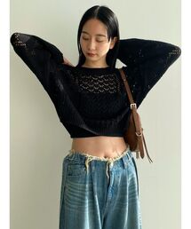 EMODA | ハートクロシェニット(ニット/セーター)